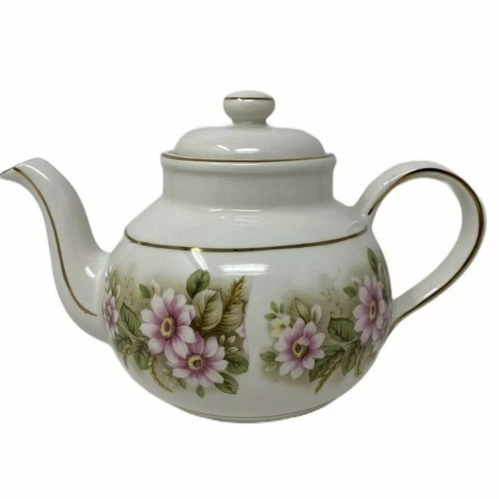 Vintage Porcelain Teapot Arthur Wood #5961 Staffor